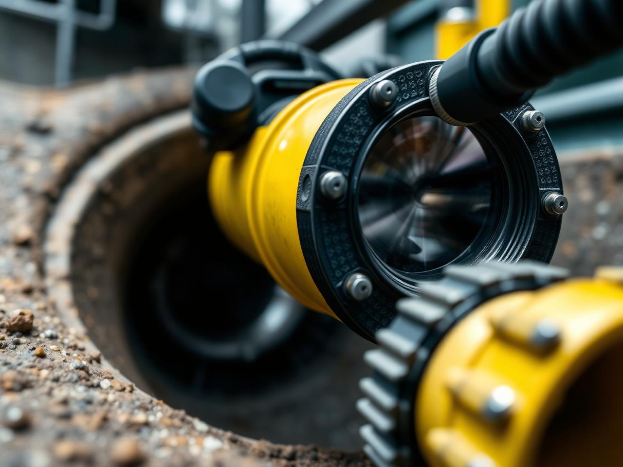 Equipamento de hidrojateamento e videoinspeção para desentupimento